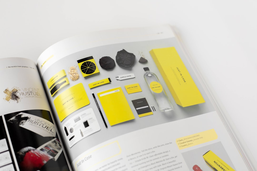 about-us-01 Editorial design for yellow packaging products ad published in print magazine